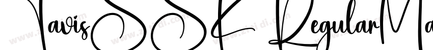 TavisSSK RegularMacr字体转换